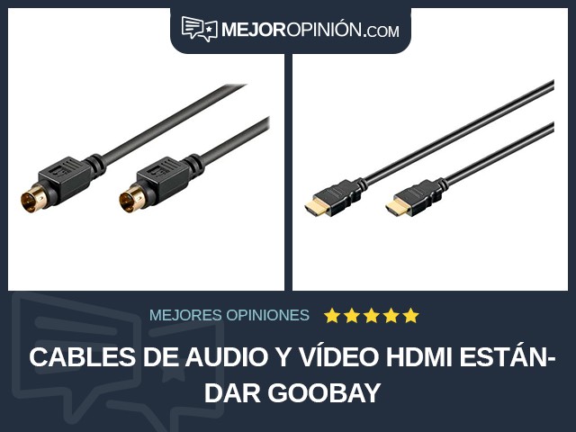 Cables de audio y vídeo HDMI estándar Goobay