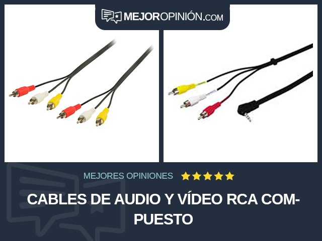 Cables de audio y vídeo RCA Compuesto