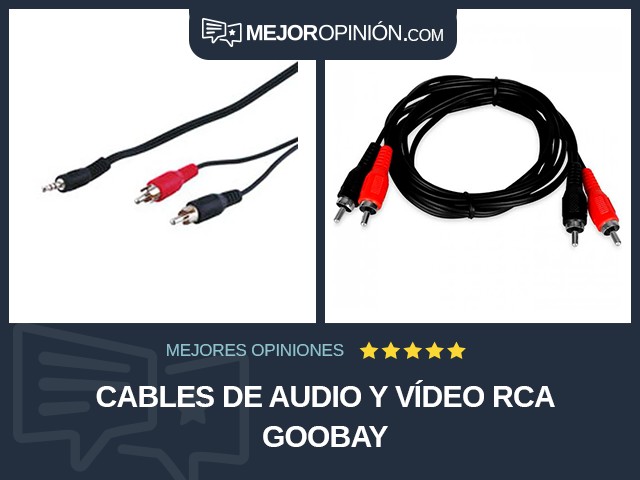 Cables de audio y vídeo RCA Goobay