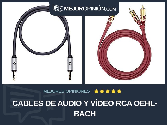 Cables de audio y vídeo RCA Oehlbach