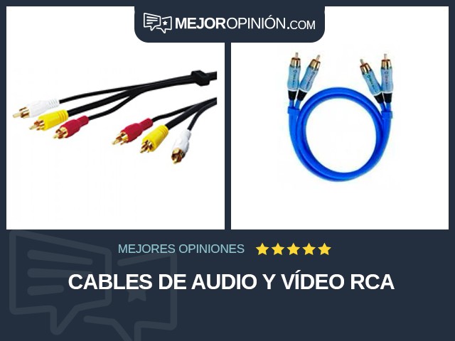 Cables de audio y vídeo RCA
