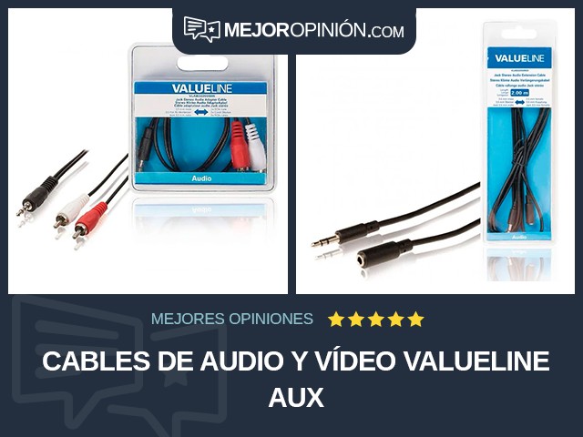 Cables de audio y vídeo Valueline AUX