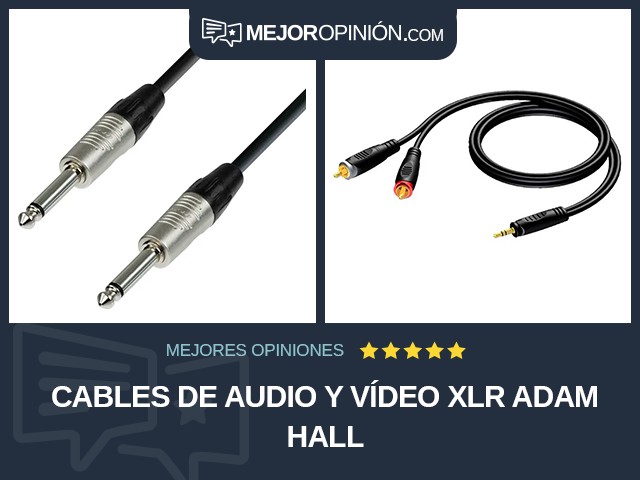 Cables de audio y vídeo XLR Adam Hall