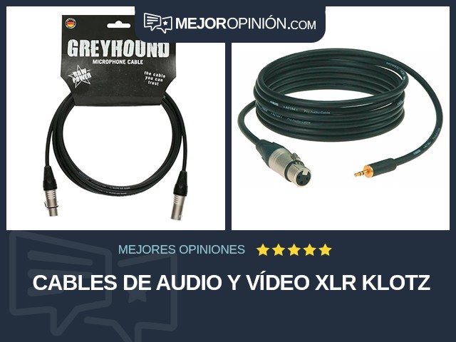 Cables de audio y vídeo XLR Klotz