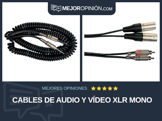 Cables de audio y vídeo XLR Mono