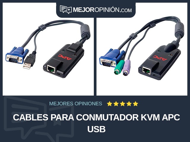 Cables para conmutador KVM APC USB