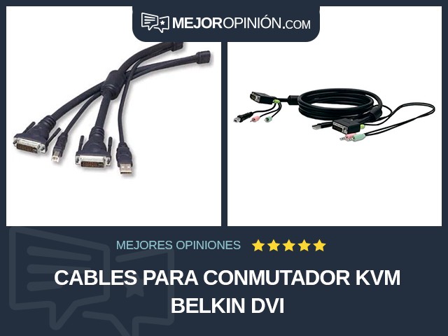 Cables para conmutador KVM Belkin DVI