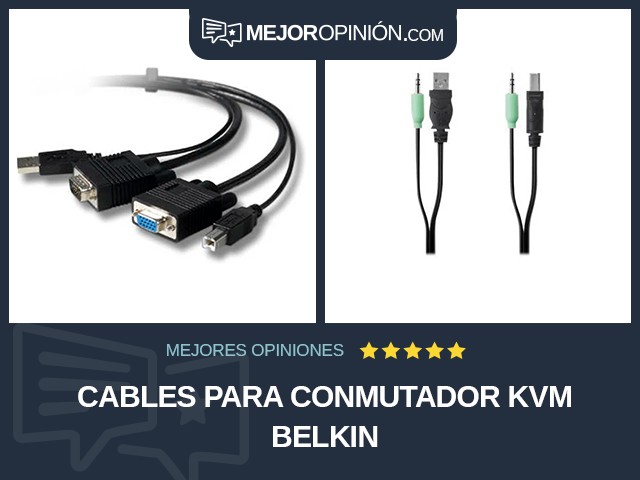 Cables para conmutador KVM Belkin