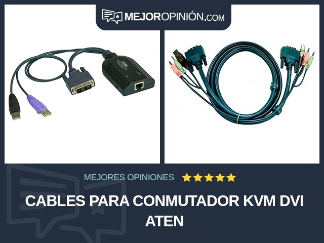 Cables para conmutador KVM DVI ATEN