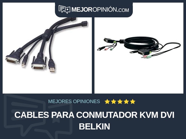 Cables para conmutador KVM DVI Belkin