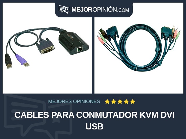 Cables para conmutador KVM DVI USB