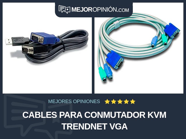 Cables para conmutador KVM TRENDnet VGA