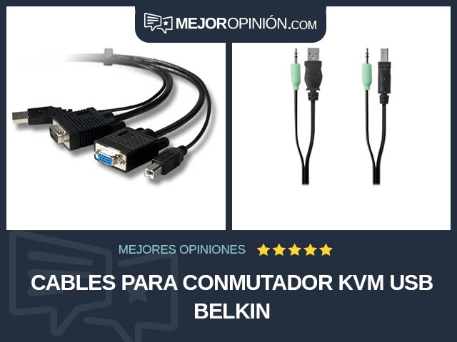 Cables para conmutador KVM USB Belkin