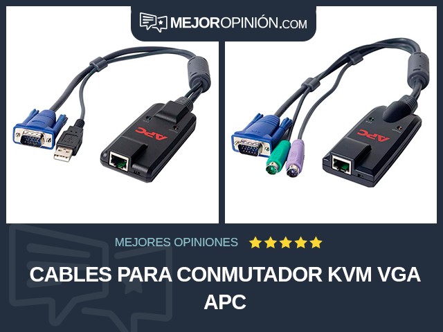 Cables para conmutador KVM VGA APC