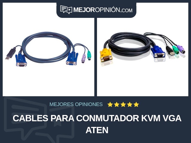 Cables para conmutador KVM VGA ATEN