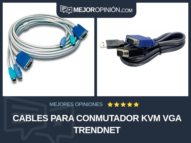 Cables para conmutador KVM VGA TRENDnet