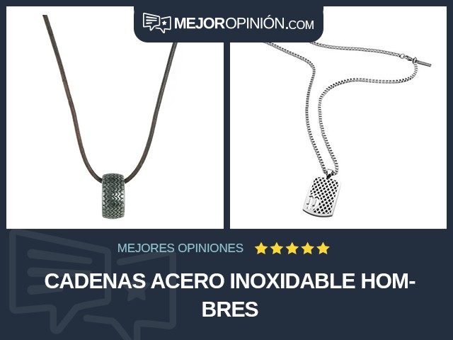 Cadenas Acero inoxidable Hombres