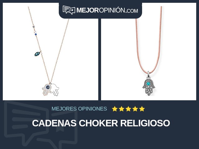 Cadenas Choker Religioso