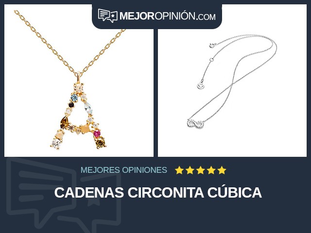 Cadenas Circonita cúbica