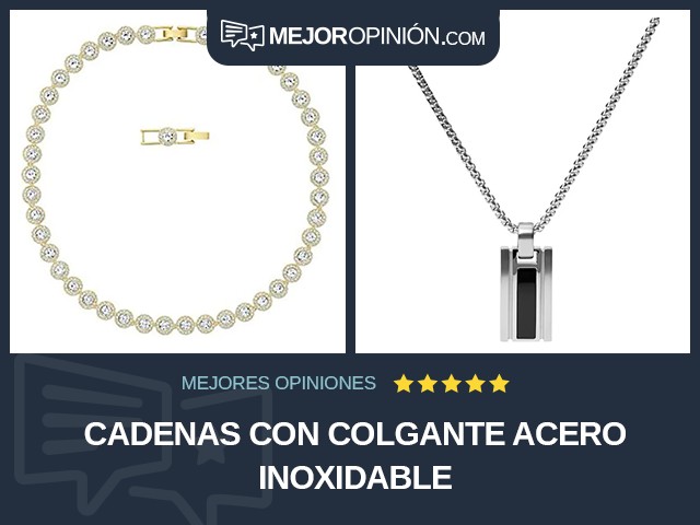 Cadenas Con colgante Acero inoxidable