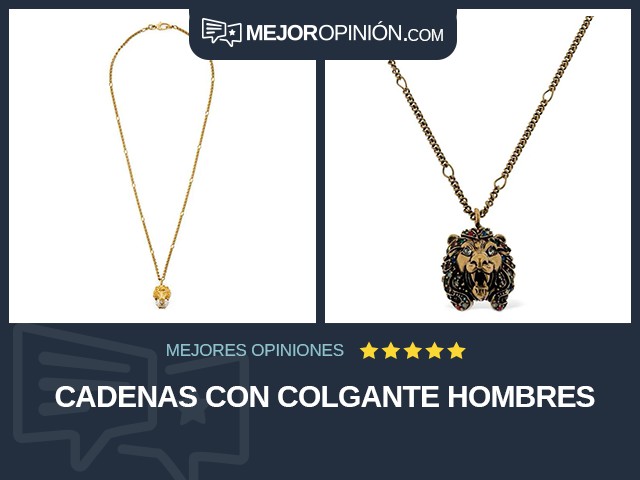 Cadenas Con colgante Hombres