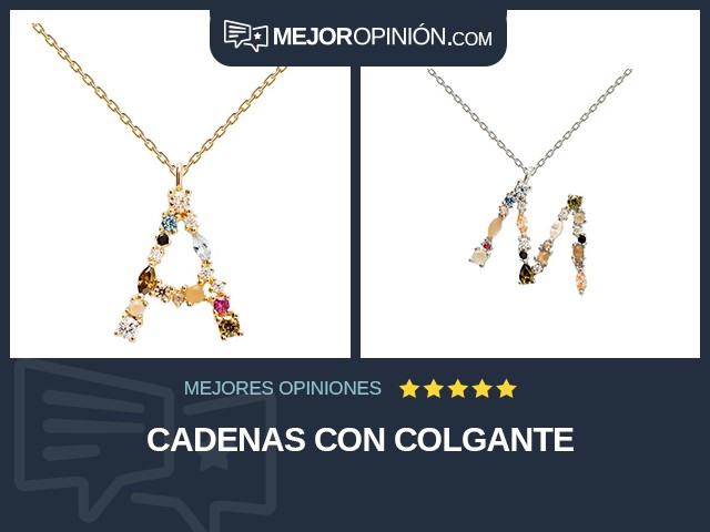 Cadenas Con colgante