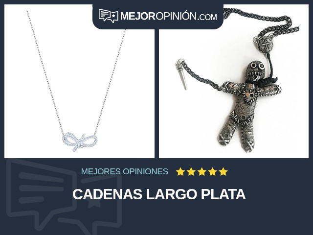 Cadenas Largo Plata