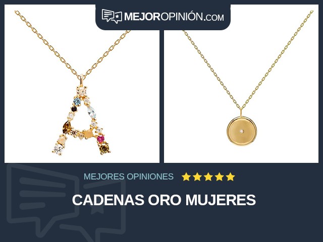 Cadenas Oro Mujeres