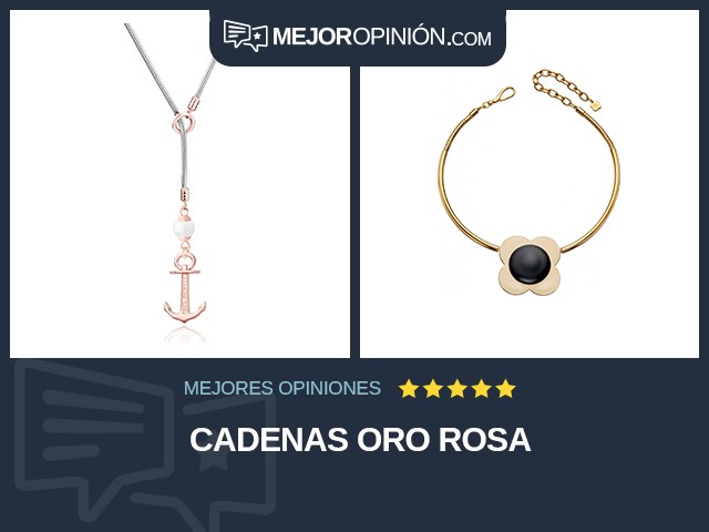 Cadenas Oro rosa