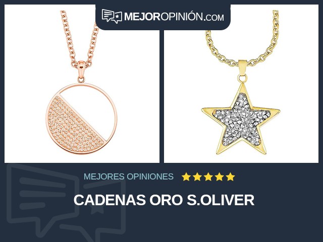 Cadenas Oro s.Oliver
