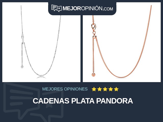 Cadenas Plata PANDORA