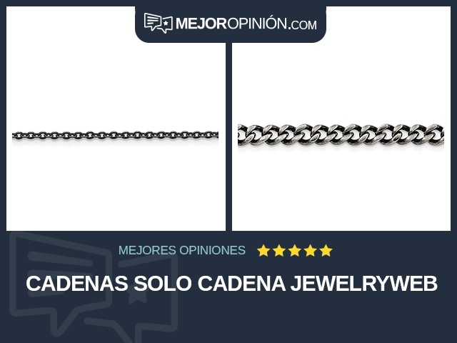 Cadenas Solo cadena JewelryWeb