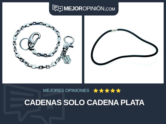 Cadenas Solo cadena Plata