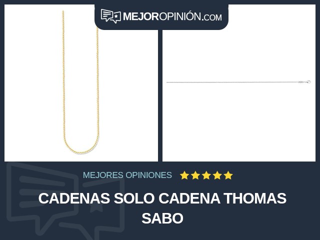 Cadenas Solo cadena Thomas Sabo