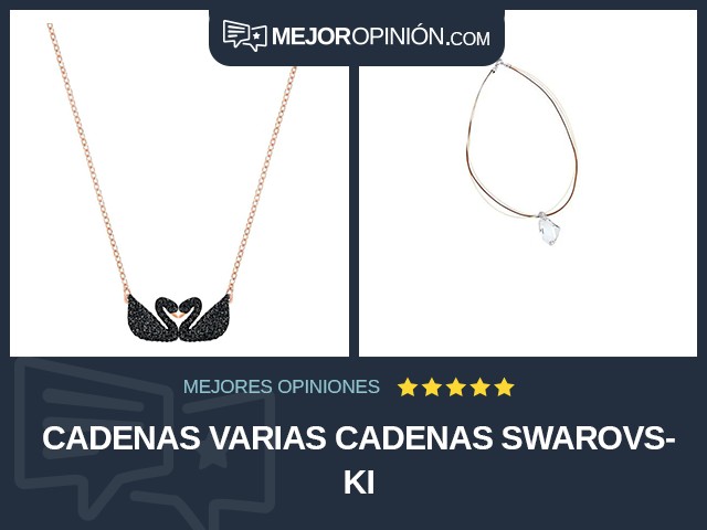 Cadenas Varias cadenas Swarovski