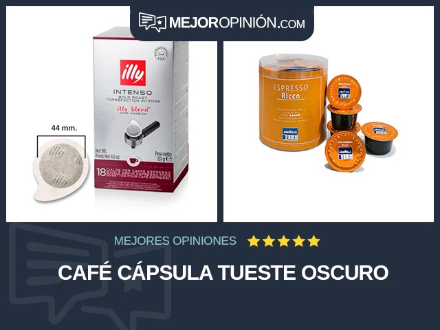 Café Cápsula Tueste oscuro