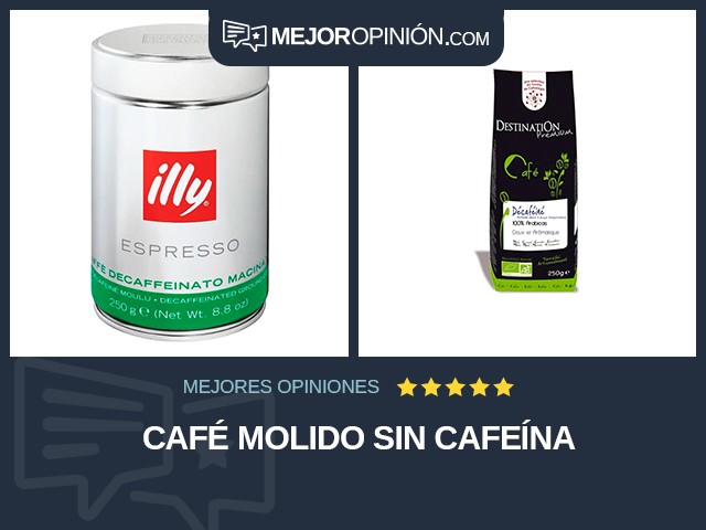 Café Molido Sin cafeína