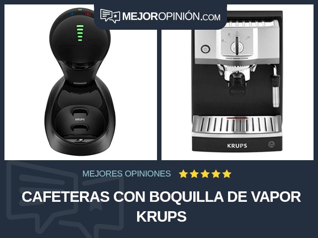 Cafeteras Con boquilla de vapor KRUPS