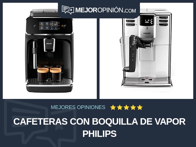 Cafeteras Con boquilla de vapor Philips