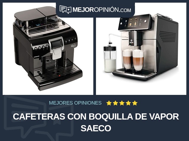 Cafeteras Con boquilla de vapor Saeco