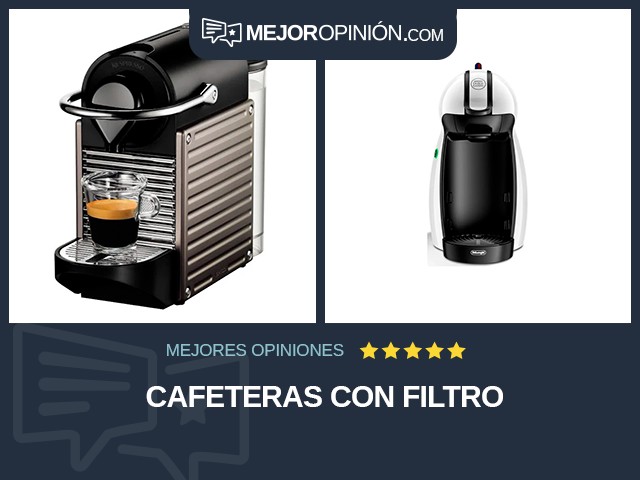 Cafeteras con filtro