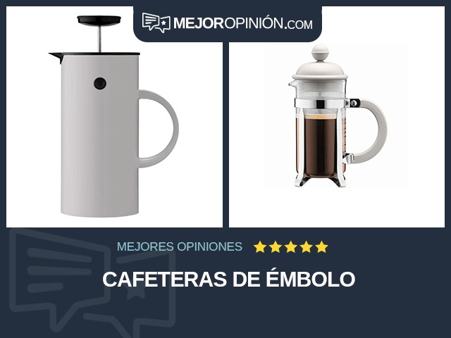 Cafeteras de émbolo