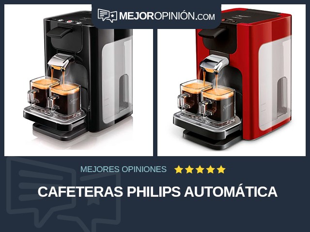 Cafeteras Philips Automática