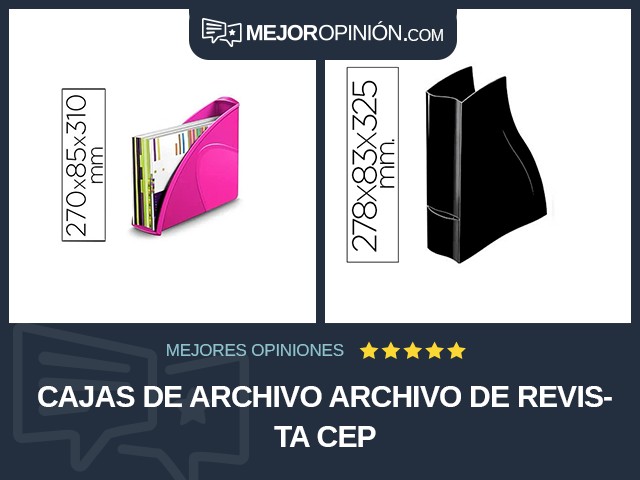 Cajas de archivo Archivo de revista CEP