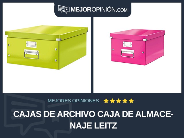 Cajas de archivo Caja de almacenaje Leitz