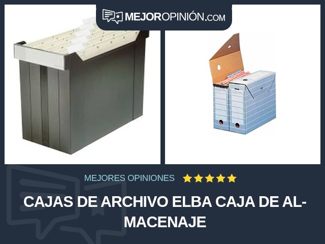 Cajas de archivo ELBA Caja de almacenaje