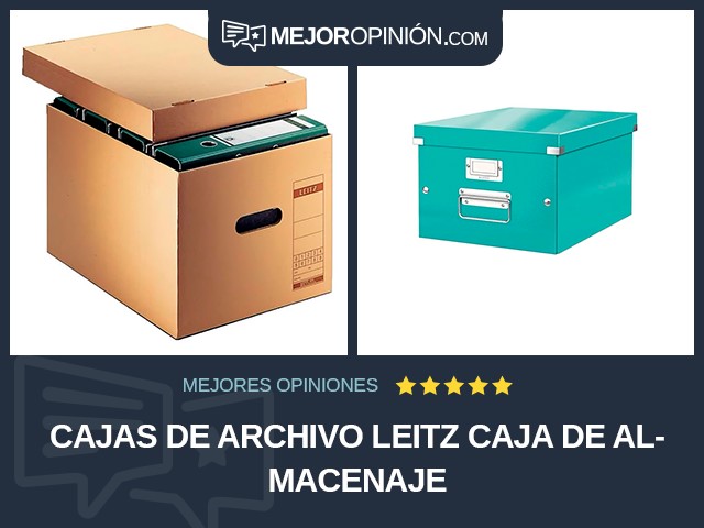 Cajas de archivo Leitz Caja de almacenaje