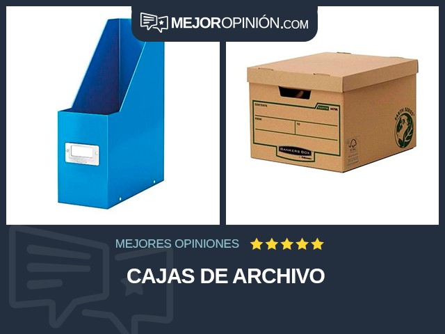 Cajas de archivo