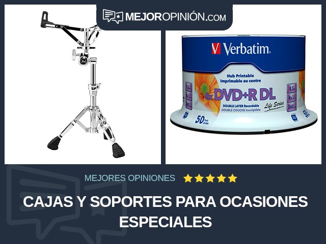 Cajas y soportes para ocasiones especiales