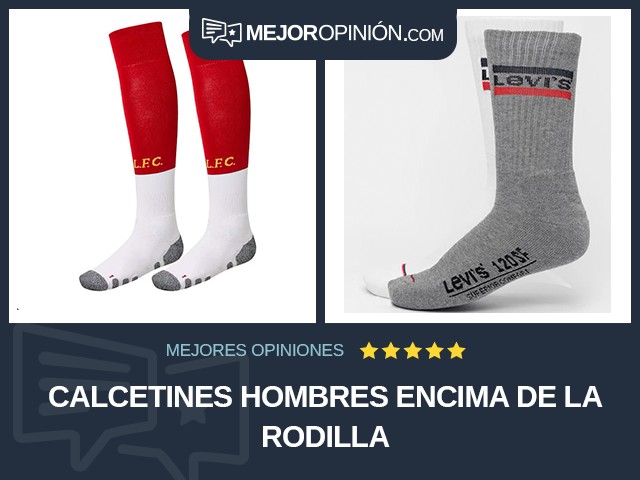 Calcetines Hombres Encima de la rodilla